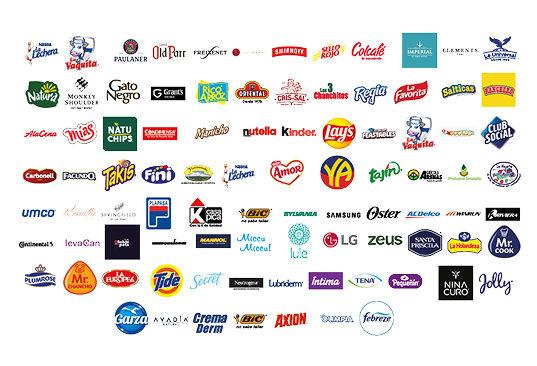 Marcas participantes para recibir 1 sticker