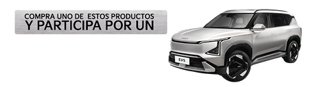 Compra uno de estos productos y participa por un KIA EV-5